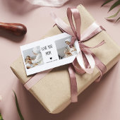 コラージュモダン写真を愛するママのギフト最高のプレゼント ギフトタグ