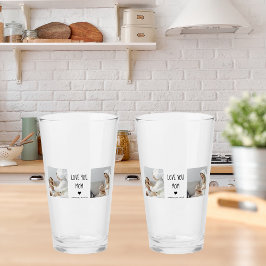 コラージュモダン写真を愛するママのギフト最高のプレゼント タンブラーグラス