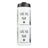 コラージュモダン写真を愛するママのギフト最高のプレゼント タンブラー (正面)