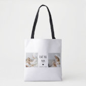 コラージュモダン写真を愛するママのギフト最高のプレゼント トートバッグ (正面)