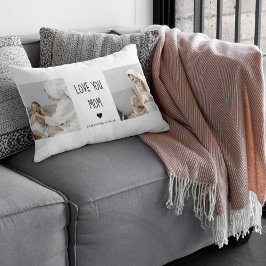 コラージュモダン写真を愛するママのギフト最高のプレゼント ランバークッション