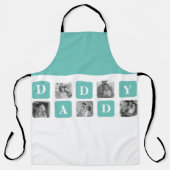 コラージュモダン写真ハッピーファーザーズ・デイギフト エプロン (正面)
