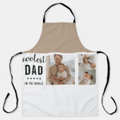 コラージュモダン写真ハッピーファーザーズ・デイギフト エプロン (正面)