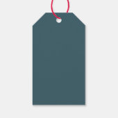 コラージュモダン写真ハッピーファーザーズ・デイギフト ギフトタグ (裏面)