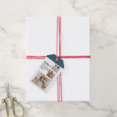 コラージュモダン写真ハッピーファーザーズ・デイギフト ギフトタグ (より糸付き)