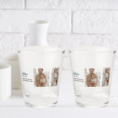 コラージュモダン写真ハッピーファーザーズ・デイギフト ショットグラス