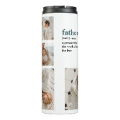 コラージュモダン写真ハッピーファーザーズ・デイギフト タンブラー (裏面)