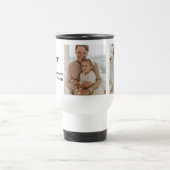 コラージュモダン写真ハッピーファーザーズ・デイギフト トラベルマグ (中央)