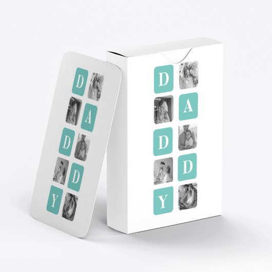 コラージュモダン写真ハッピーファーザーズ・デイギフト トランプ