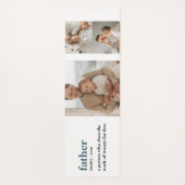 コラージュモダン写真ハッピーファーザーズ・デイギフト ヨガマット (裏面)