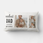 コラージュモダン写真ハッピーファーザーズ・デイギフト ランバークッション (正面)