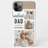 コラージュモダン写真ハッピーファーザーズ・デイギフト iPhoneケース (裏面)