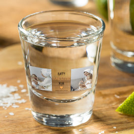 コラージュモダン写真ハッピー感謝祭ママ ショットグラス