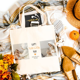 コラージュモダン写真ハッピー感謝祭ママ トートバッグ