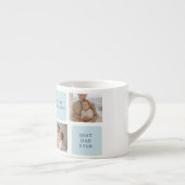 コラージュモダン写真ブルー最高のオフの贈り物 エスプレッソカップ (右)