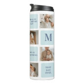 コラージュモダン写真ブルー最高のオフの贈り物 タンブラー (回転右)