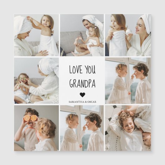 コラージュモダン写真ラブオフィズギフト最高のギフト (正面)