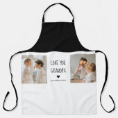 コラージュモダン写真ラブオフィズギフト最高のギフト エプロン (正面)