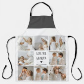 コラージュモダン写真ラブオフィズギフト最高のギフト エプロン (正面)