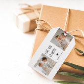 コラージュモダン写真ラブオフィズギフト最高のギフト ギフトタグ