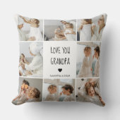 コラージュモダン写真ラブオフィズギフト最高のギフト クッション (正面)