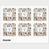 コラージュモダン写真ラブオフィズギフト最高のギフト スクエアシール (シート)