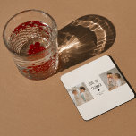 コラージュモダン写真ラブオフィズギフト最高のギフト スクエアペーパーコースター<br><div class="desc">コラージュモダン写真ラブオフィズギフト最高のギフト</div>