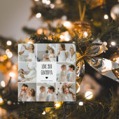 コラージュモダン写真ラブオフィズギフト最高のギフト セラミックオーナメント