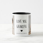 コラージュモダン写真ラブオフィズギフト最高のギフト マグカップ (中央)