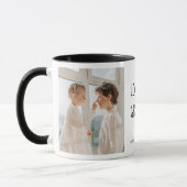 コラージュモダン写真ラブオフィズギフト最高のギフト マグカップ (左)