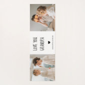 コラージュモダン写真ラブオフィズギフト最高のギフト ヨガマット (裏面)