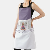 コラージュモダン写真最高のお母さん今まで紫の贈り物 エプロン (インサイチュ)