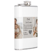 コラージュモダン写真最高のギフトforパパ フラスク (右)