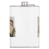 コラージュモダン写真最高のギフトforパパ フラスク (裏面)