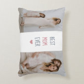 コラージュモダン写真最高のママEver枕 アクセントクッション (正面(垂直))