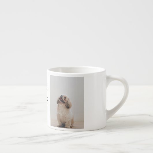 コラージュモダン写真最高の母の犬 エスプレッソカップ (右)