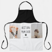 コラージュモダン写真最高の母の犬 エプロン (正面)