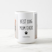 コラージュモダン写真最高の母の犬 コーヒーマグカップ (中央)