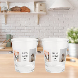 コラージュモダン写真最高の母の犬 ショットグラス