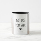 コラージュモダン写真最高の母の犬 マグカップ (中央)