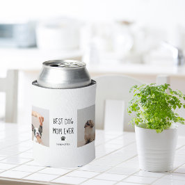 コラージュモダン写真最高の母の犬 缶クーラー