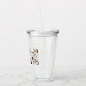 コラージュモダン写真最高の母ハッピーマザーズ・デイ アクリルタンブラー (左)