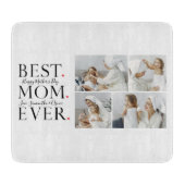 コラージュモダン写真最高の母ハッピーマザーズ・デイ カッティングボード (正面)