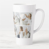 コラージュモダン写真最高の母ハッピーマザーズ・デイ カフェラテマグ (右)