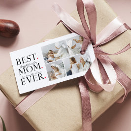 コラージュモダン写真最高の母ハッピーマザーズ・デイ ギフトタグ