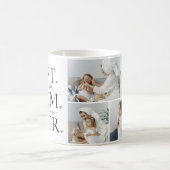 コラージュモダン写真最高の母ハッピーマザーズ・デイ コーヒーマグカップ (中央)