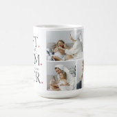 コラージュモダン写真最高の母ハッピーマザーズ・デイ コーヒーマグカップ (中央)