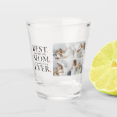 コラージュモダン写真最高の母ハッピーマザーズ・デイ ショットグラス (正面)