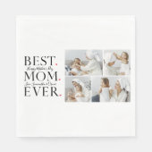 コラージュモダン写真最高の母ハッピーマザーズ・デイ スタンダードランチョンナプキン (正面)