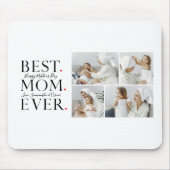 コラージュモダン写真最高の母ハッピーマザーズ・デイ マウスパッド (正面)